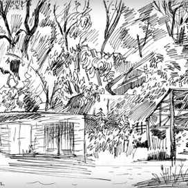 Территория городской больницы номер 10.