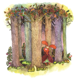 Скарлетт в лесу