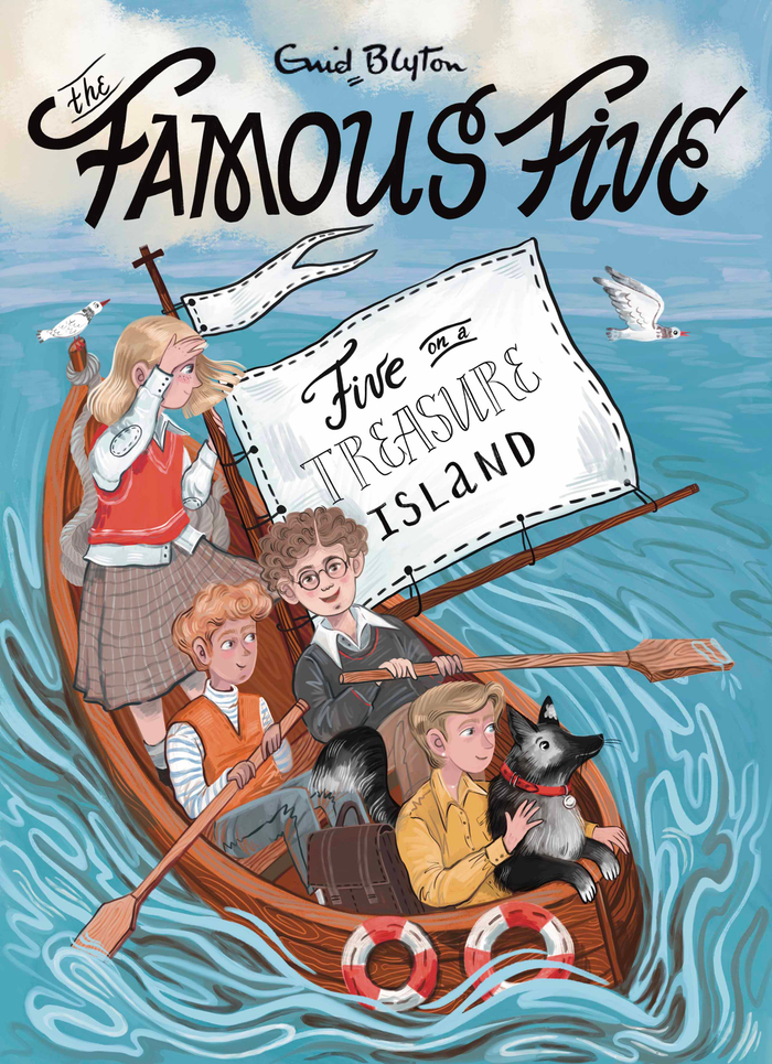 Обложка. Энид Блайтон. Знаменитая пятерка