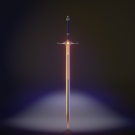 Меч с рунами