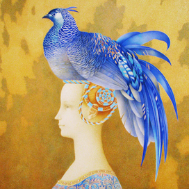 Портрет с птицей