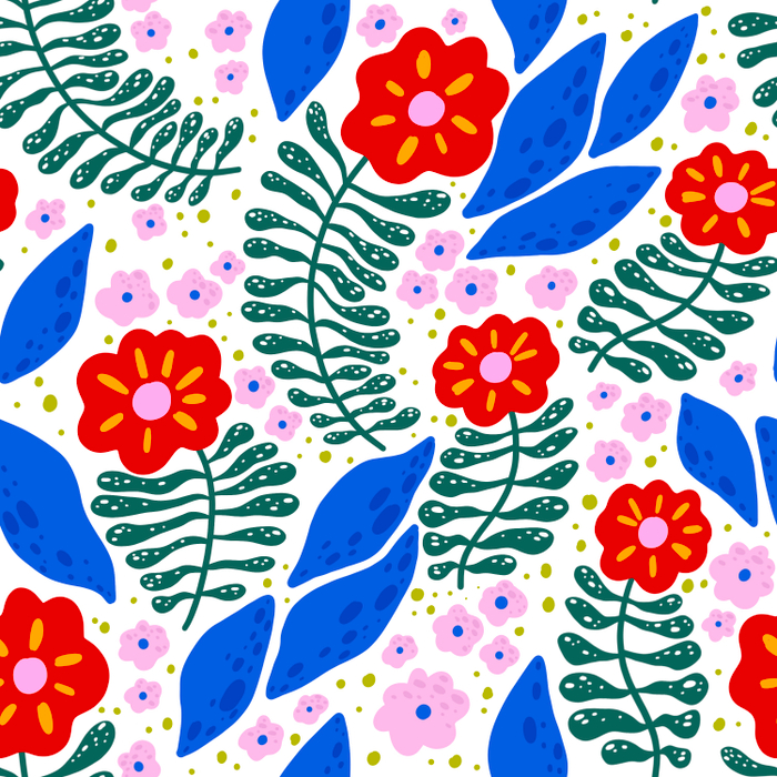 Цветочный паттерн 