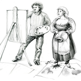 Иллюстрация к стихотворению "Терра ди сиена"