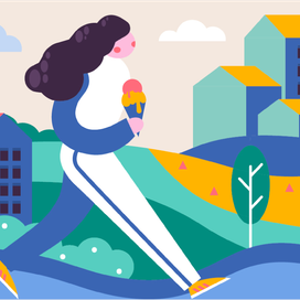 Иллюстрация на фестиваль Пятерочки 