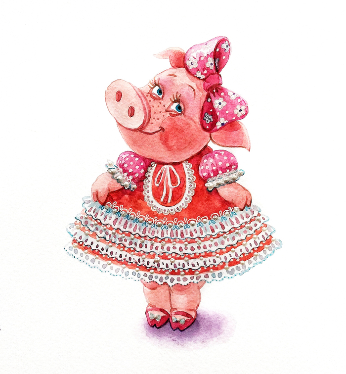 Хрюшка- красотушка