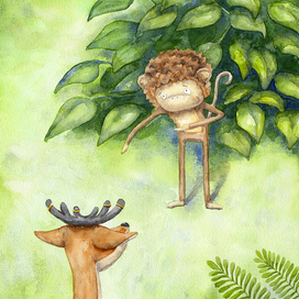 Иллюстрация к книге "Wisdom tales from Gita for children"