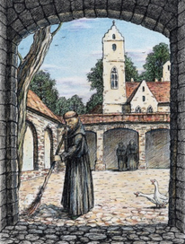 Иллюстрация к сказке "Лис Святого Вульперия"