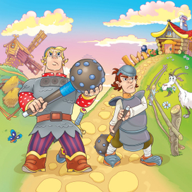 Иллюстрации для детского журнала 3/9 Ц