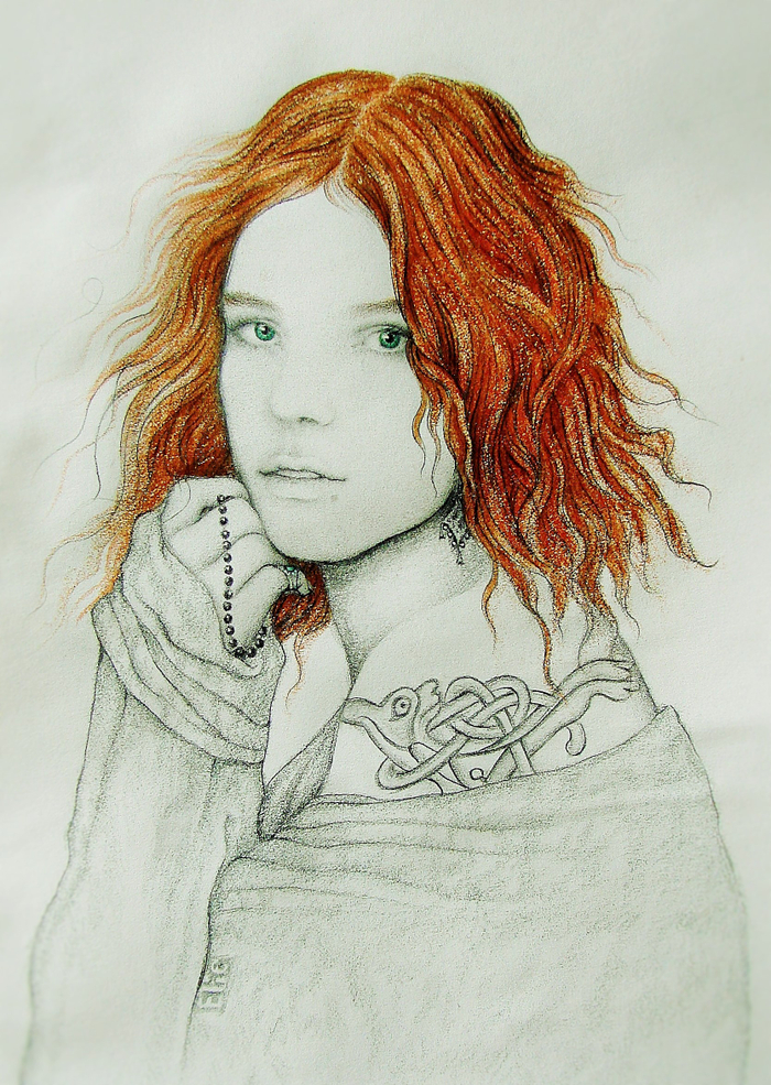 Девушка с тату