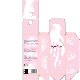 Милая упаковка йогурта