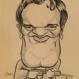 Квентин Тарантино шарж