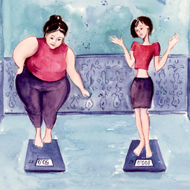 Девушки на весах