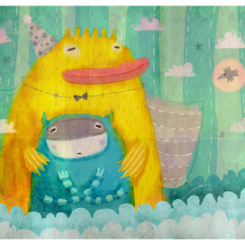 утка нортон взял похитителя снега на небо