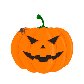 Злая тыква на Хэллоуин