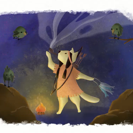 Котик индеец