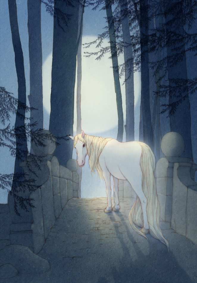 Маленькая белая лошадка