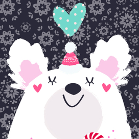 Winter bear