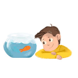 мальчик с рыбкой 