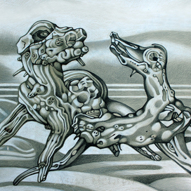 коряжка которую я зову "Котопёс"