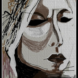 Девушка в Painte