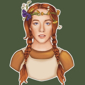 Портретный стикер