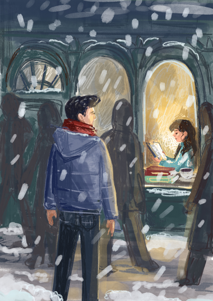 Иллюстрация для опенколле благотворительного фонда Фонарь