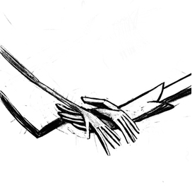 Муху за ручку берет