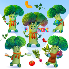 Бренд персонаж «Броки»