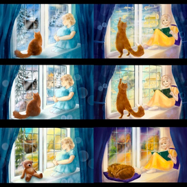 Девочка у окна