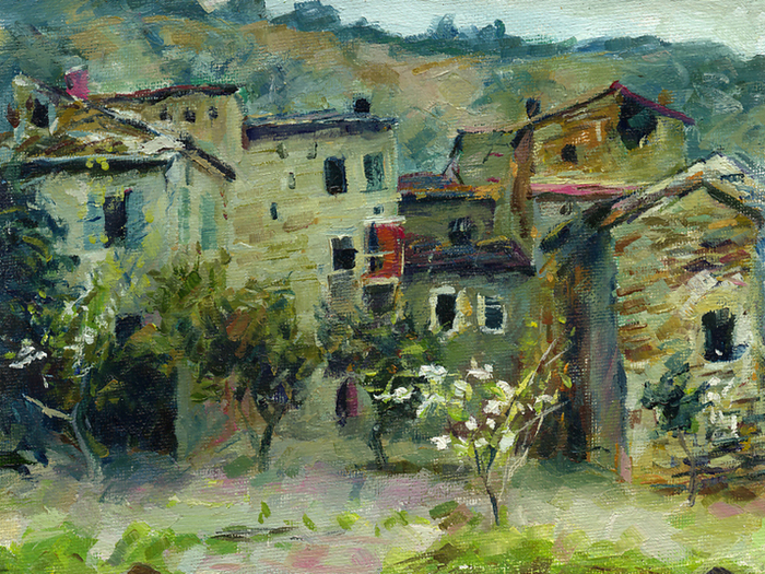 копия этюда Левитана