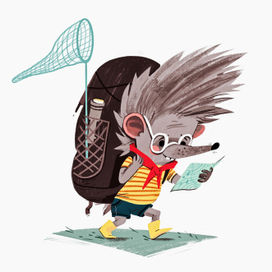 Ёжик путешественник