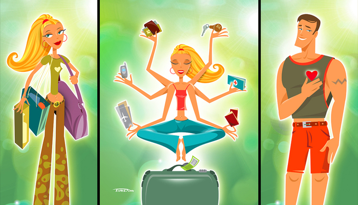 В отпуск - ничего не забыть, везде успеть.