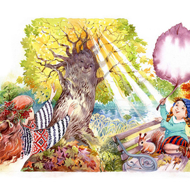  Шарлатовый листочек