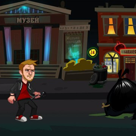 Игровой фон и персонаж