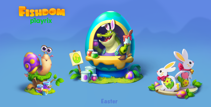 Декорации для игры Fishdom