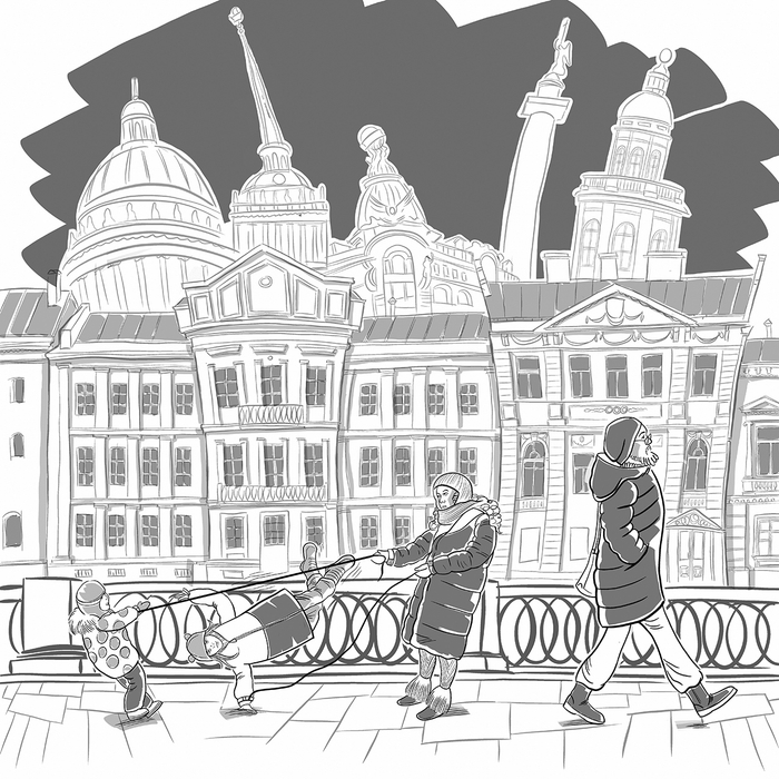 Приключения чукчей в Питере.