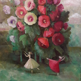 Мальвы. Танец цветов