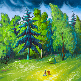 Заколдованный лес.