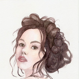 Акварельный портрет