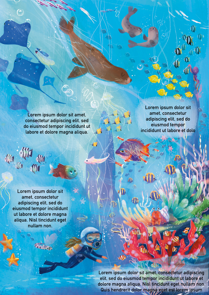 Подводный мир -фрагмент