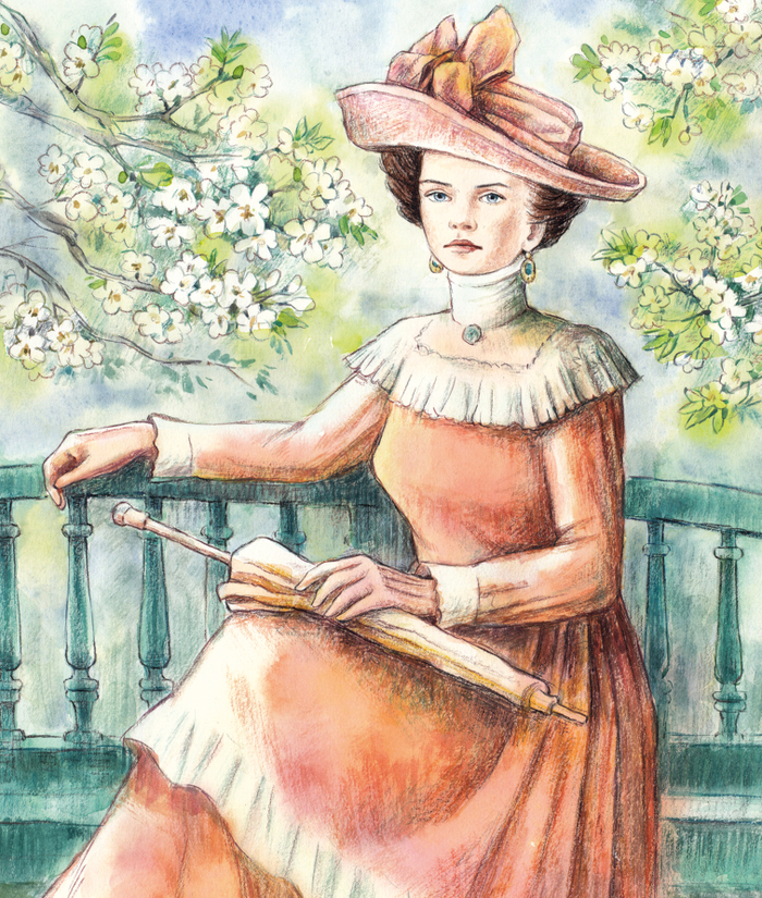 К пьесе А.П. Чехова "Вишневый сад".