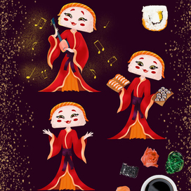 Бренд-персонаж Суши Нори