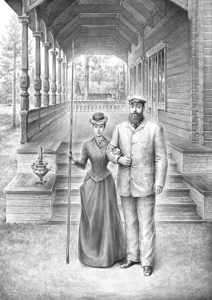 Император Александр III с супругой Дагмар.