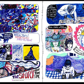 разворот комикса "бог любит 26" №3