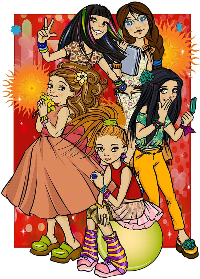 девчата для журнала "Бану"