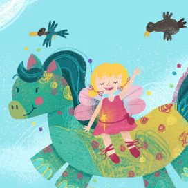 Девочка на лошадке