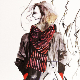 Модная иллюстрация.