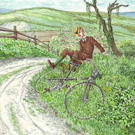 Пробуждение на холме у деревушки Кокинг в Западном Суссексе.