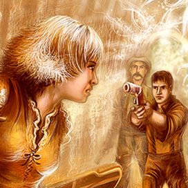 Иллюстрация к роману С.Лукьяненко «Спектр». Часть вторая — Оранжевый