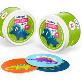 Игра мемо. Динозавры_упаковка